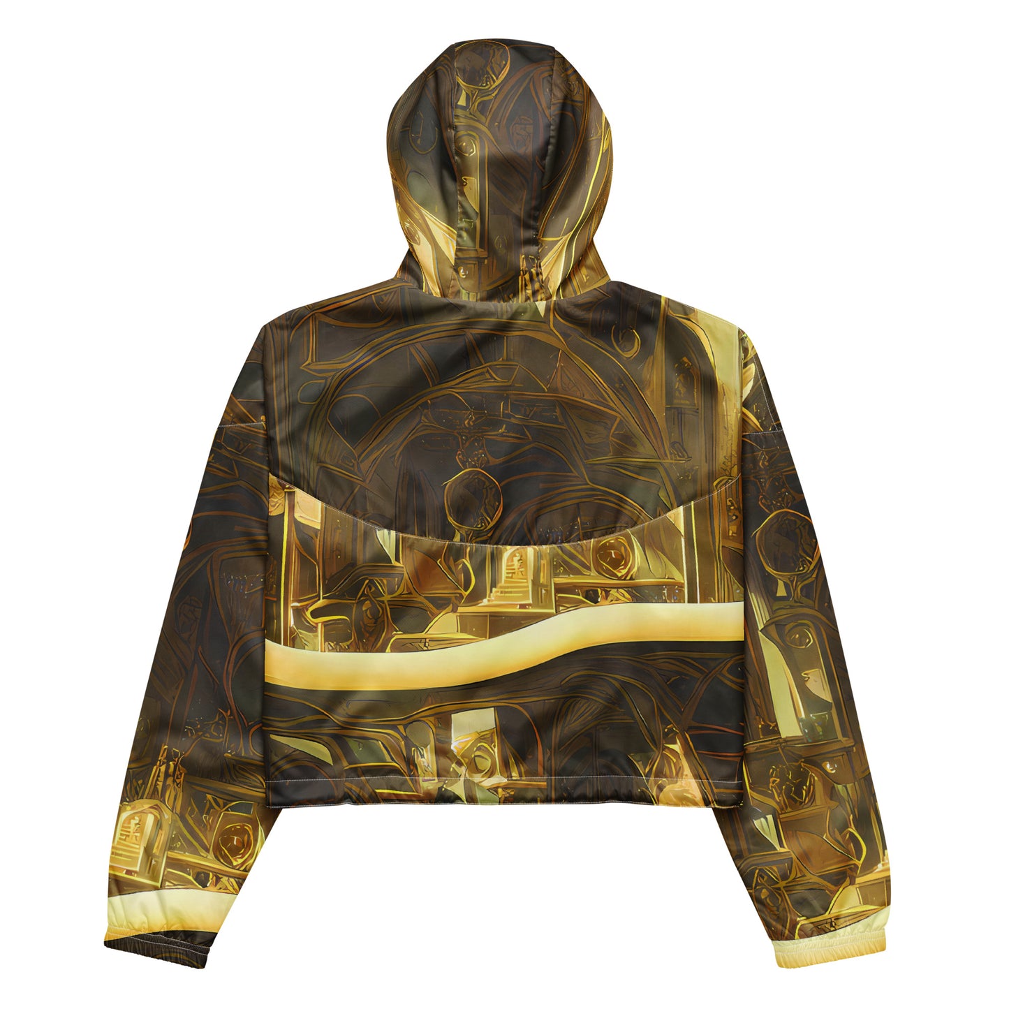 Women's Cropped Windbreaker - Hooch Harmony