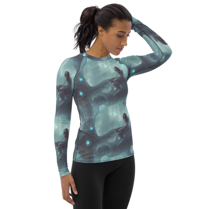 Women's Rash Guard - Liquid Serenity