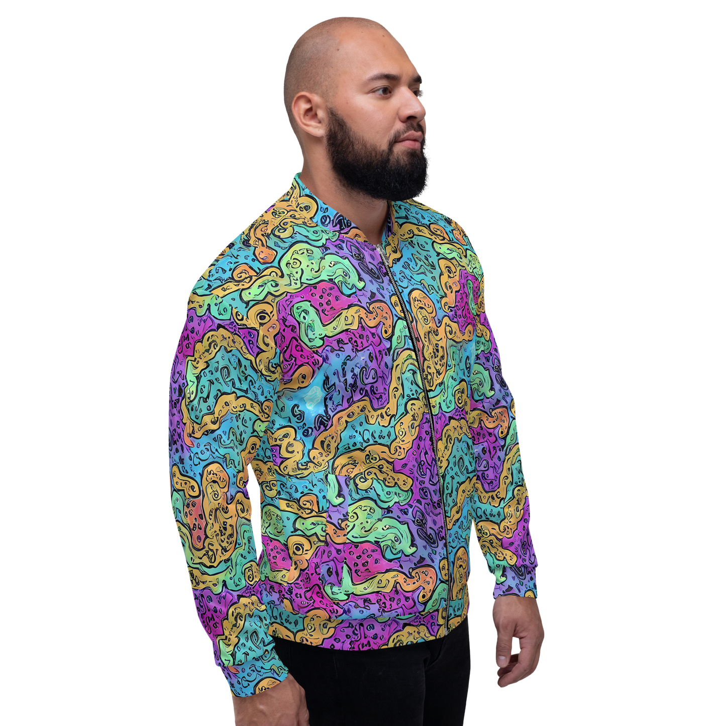 Bomber Jacket - Intergalactic Graffiti