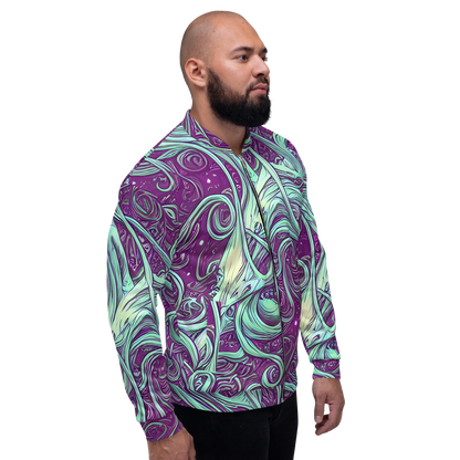 Bomber Jacket - Temple Swirls