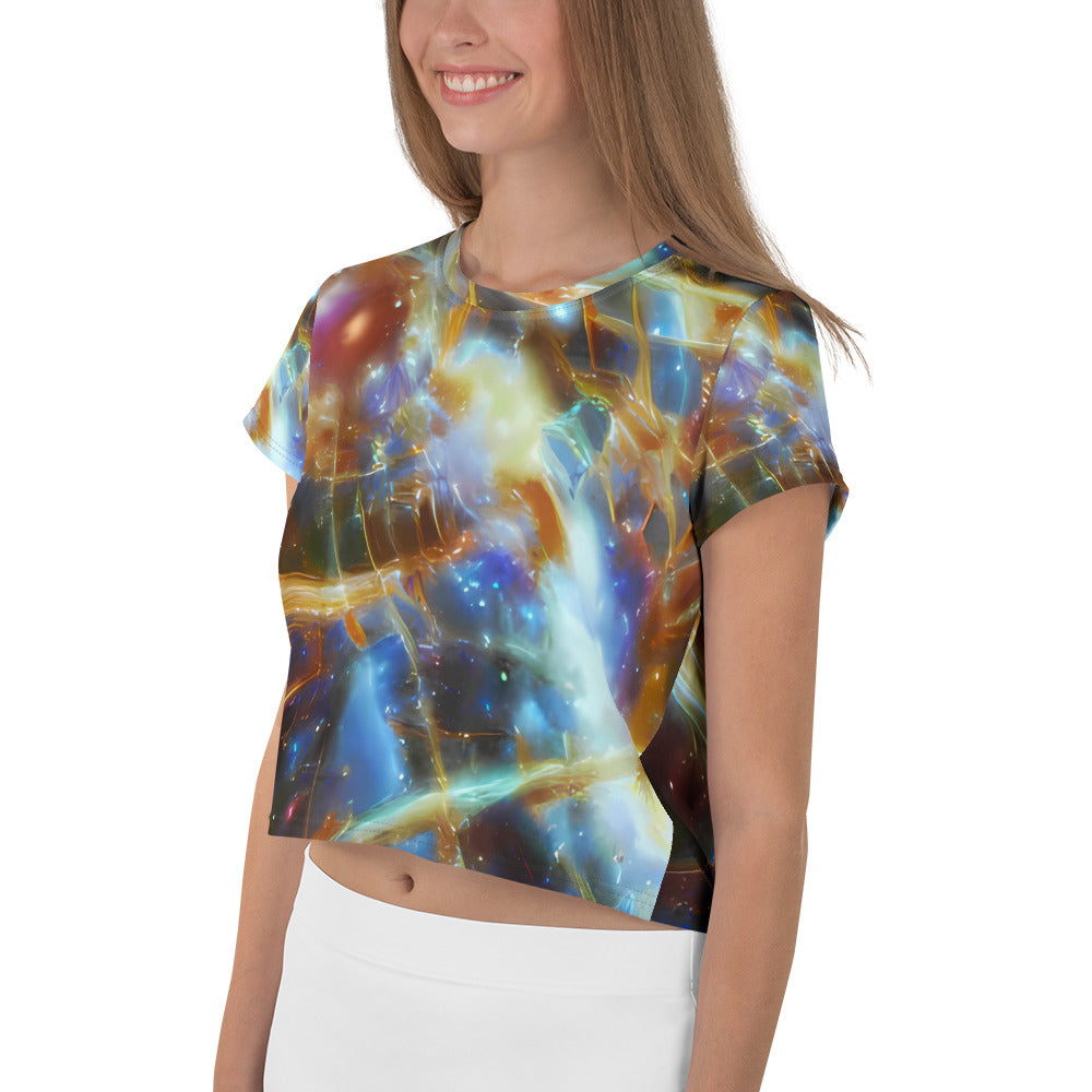 Women's Crop Tee - Comet Clash