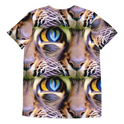 Men's Athletic T-Shirt - Eye of the Wild