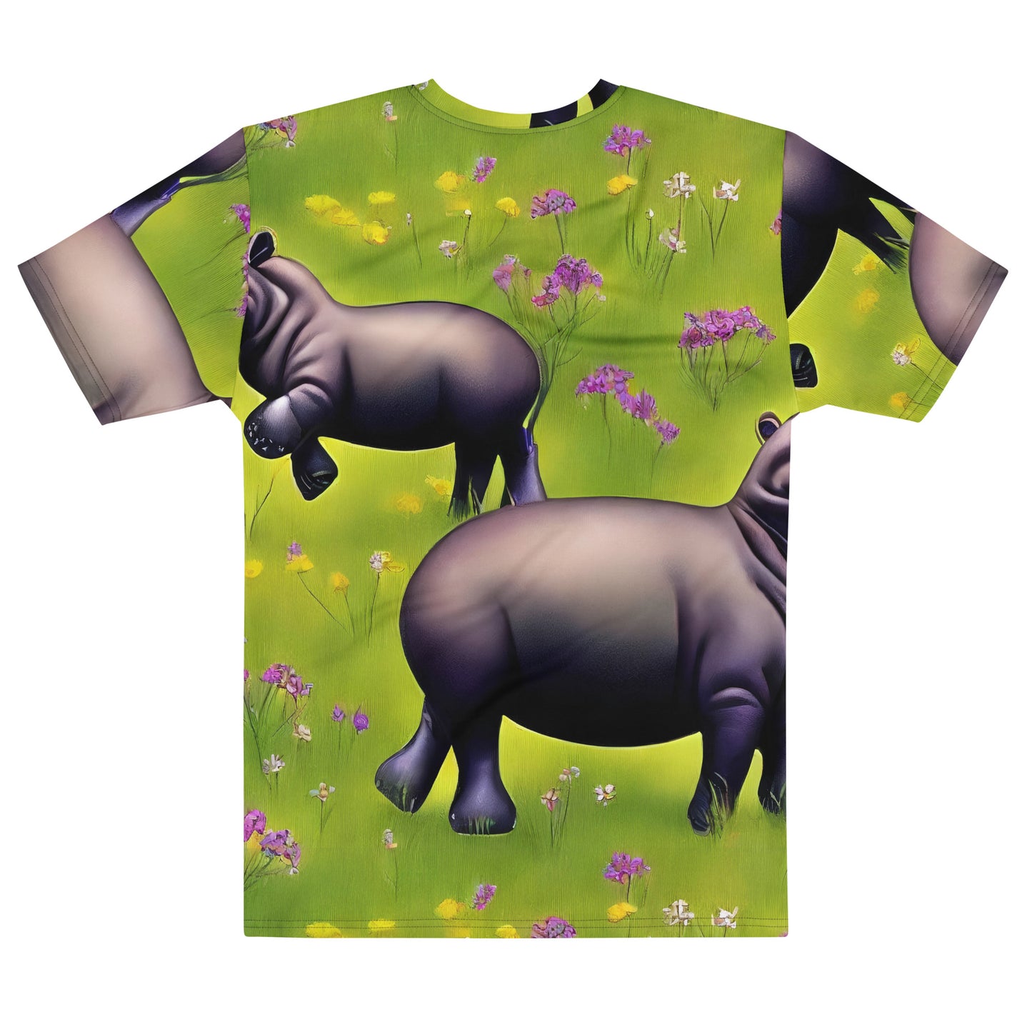 Men's Crew Neck T-Shirt - Verdant Safari