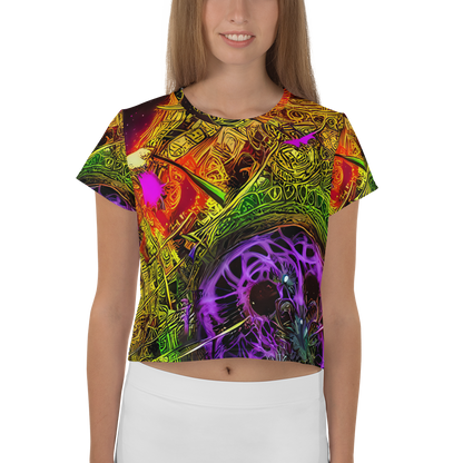 Women's Crop Tee - Neon Glyphworks