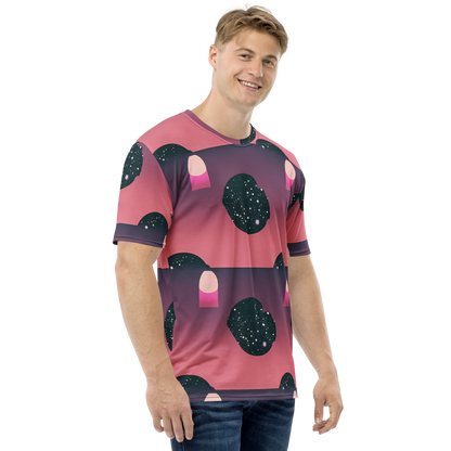 Men's Crew Neck T-Shirt - Dreamscape Horizon