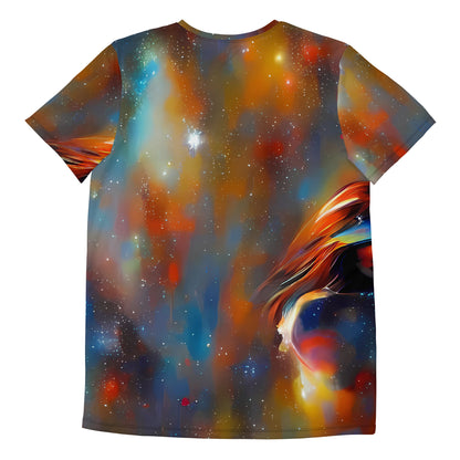 Men's Athletic T-Shirt - Asterglow Veil