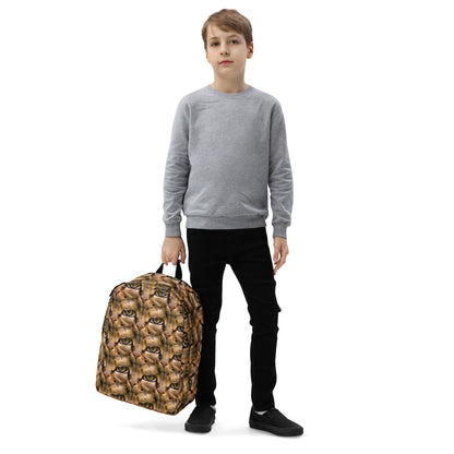 Minimalist Backpack - Feline Whisper