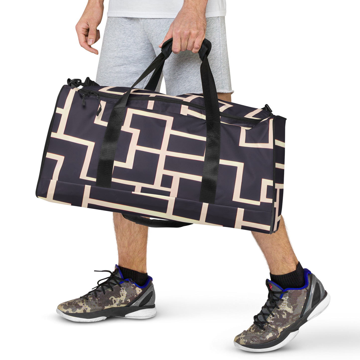 Duffle Bag - Gilded Gridlock