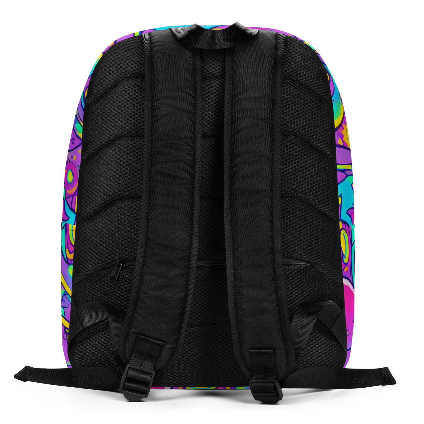 Minimalist Backpack - Neon Galaxy Whirl