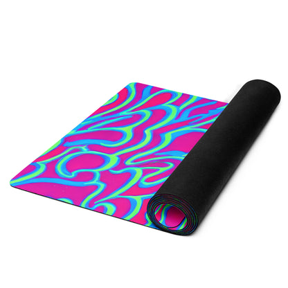 Yoga Mat - Aqua Flame