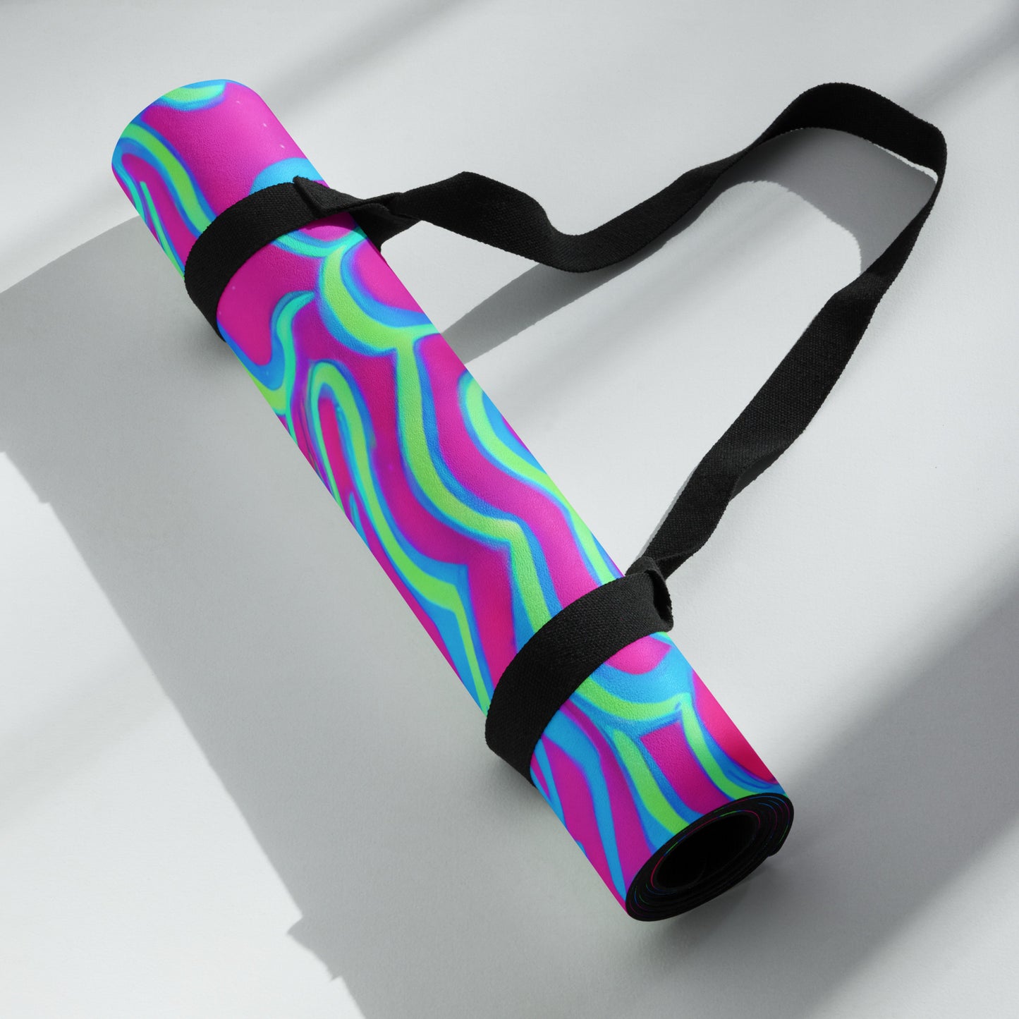 Yoga Mat - Aqua Flame