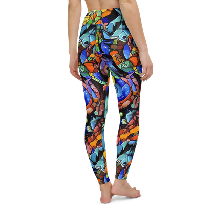 Yoga Leggings - Cascade Muralista