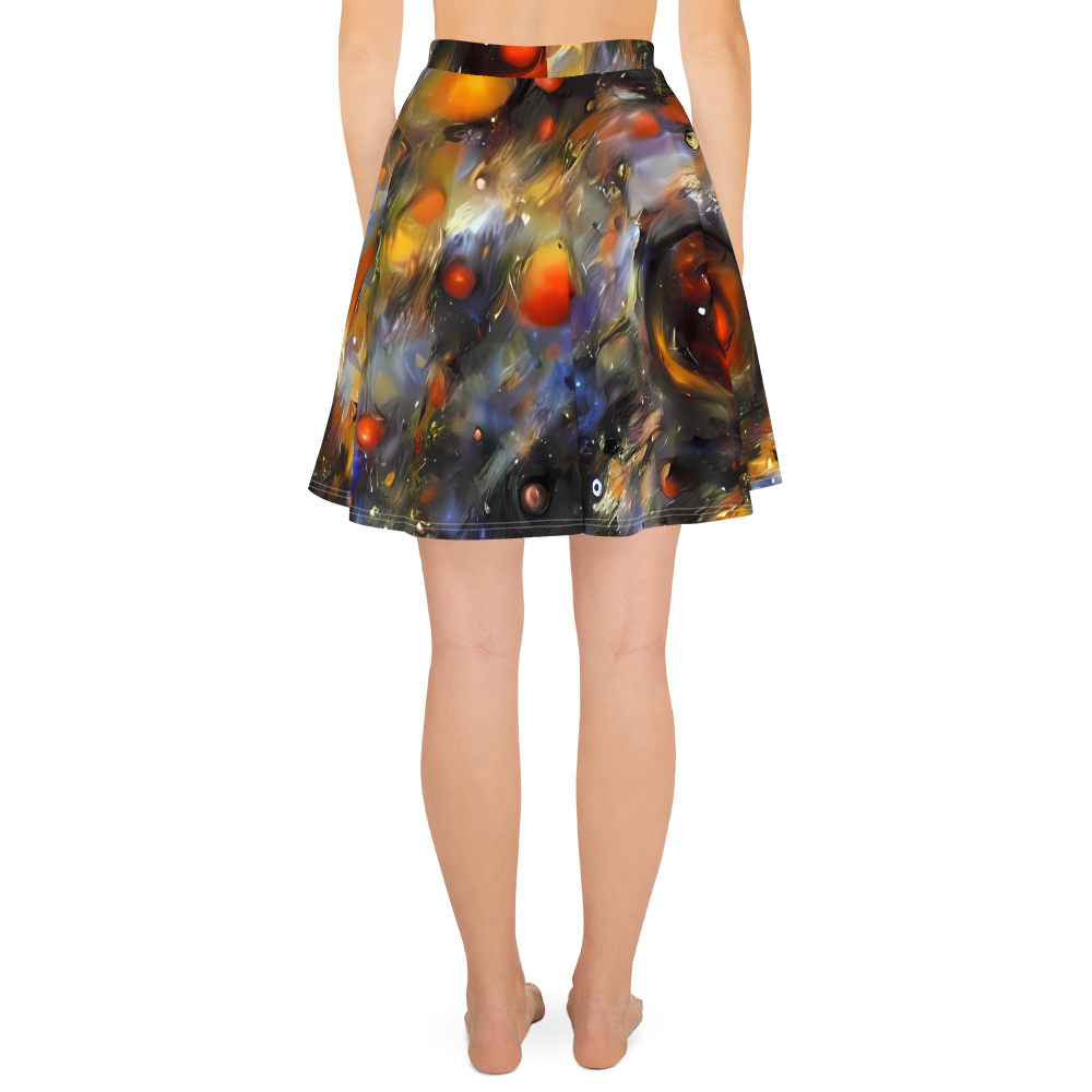 Skater Skirt - Brushstroke Blaze