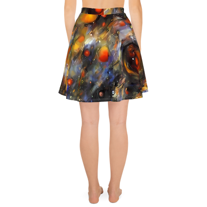 Skater Skirt - Brushstroke Blaze