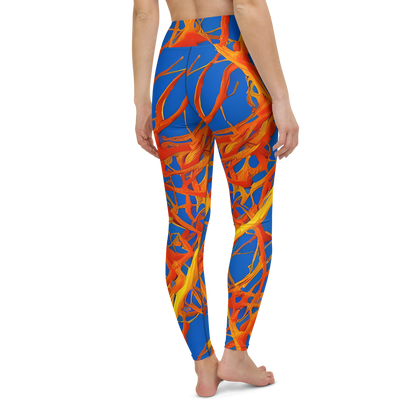 Yoga Leggings - Vivid Plexus