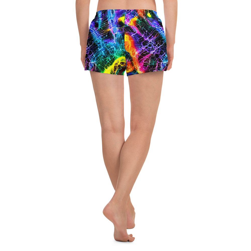 Women’s Athletic Shorts - Vivid Veil