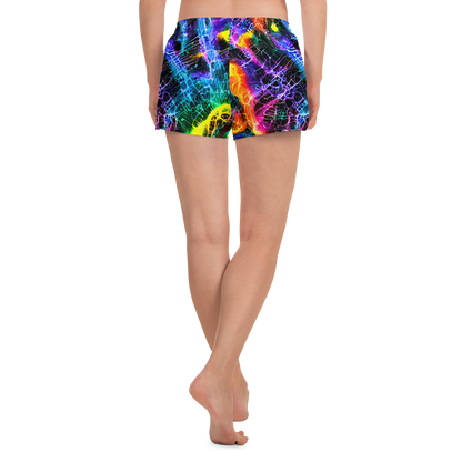 Women’s Athletic Shorts - Vivid Veil