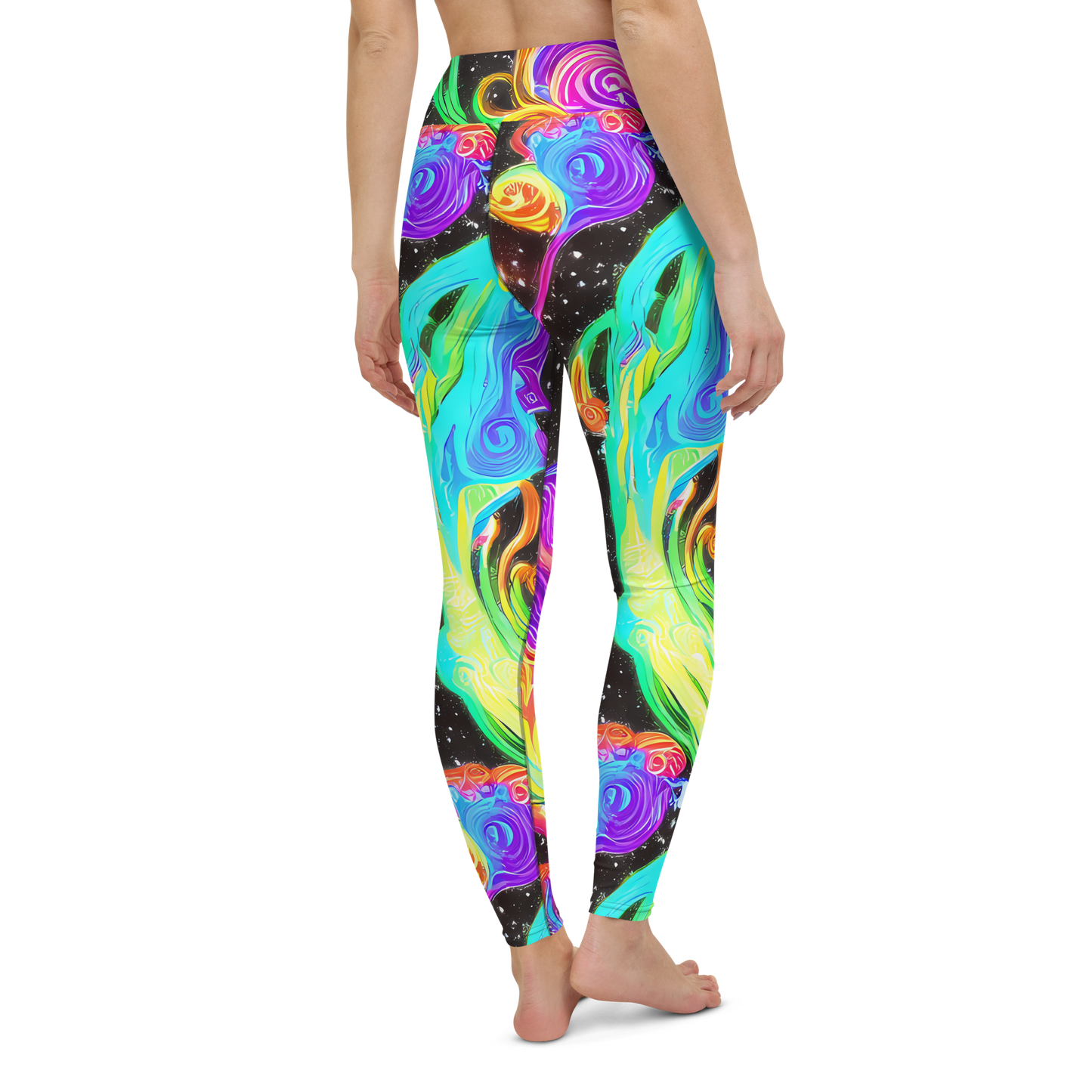 Yoga Leggings - Yuan Whirls