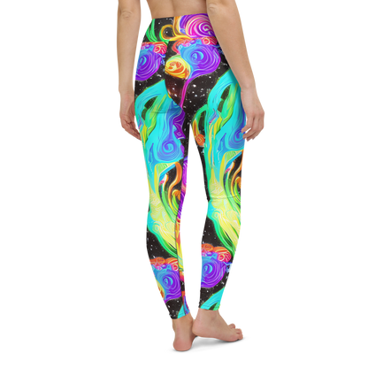 Yoga Leggings - Yuan Whirls