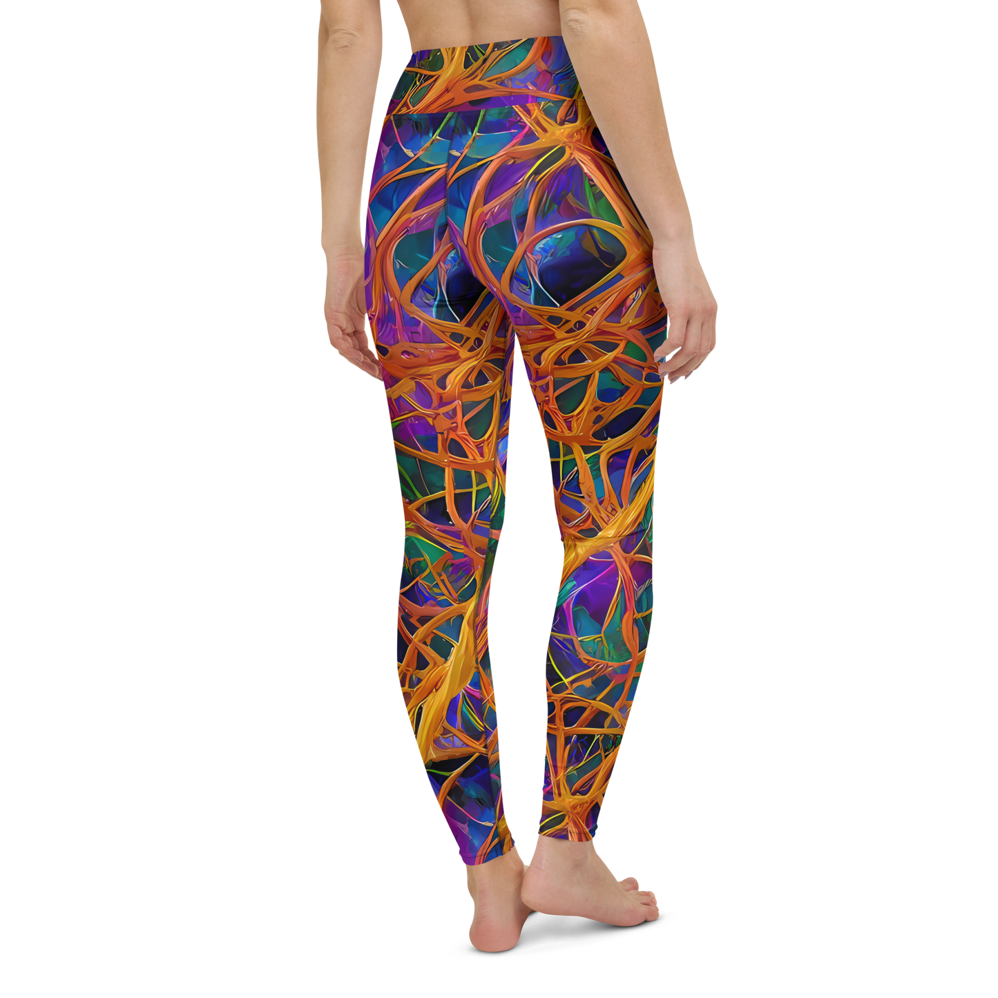 Yoga Leggings - Spectral Weave