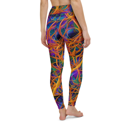 Yoga Leggings - Spectral Weave