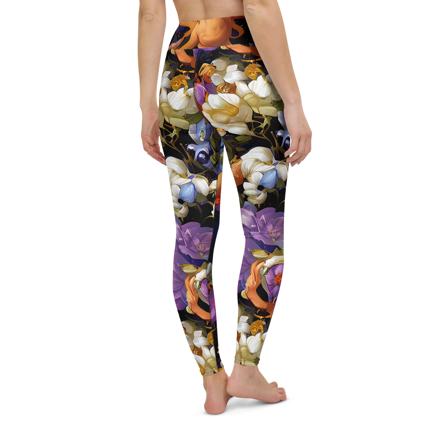 Yoga Leggings - Blooming Cosmos