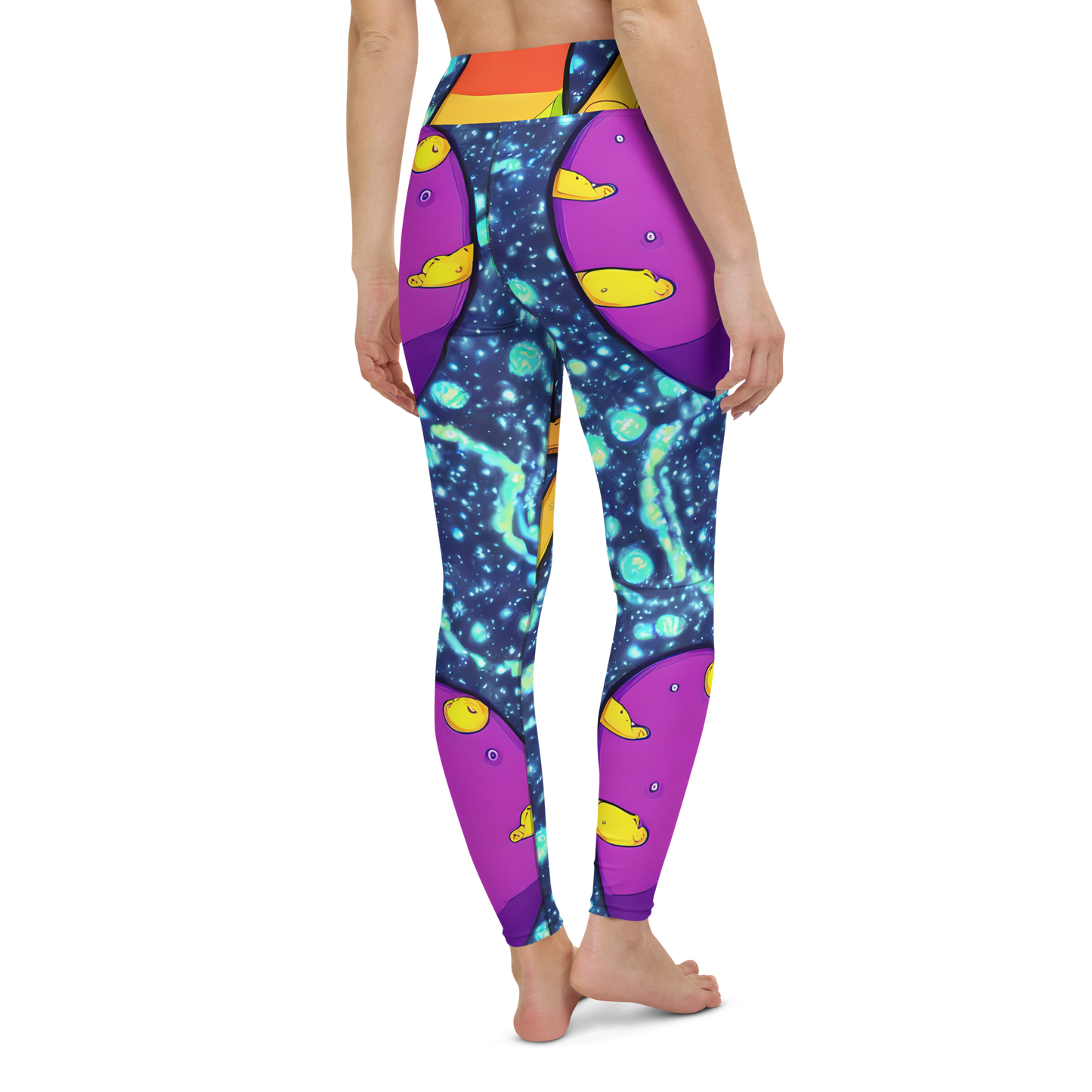 Yoga Leggings - Cosmic Siblings