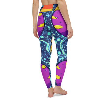 Yoga Leggings - Cosmic Siblings