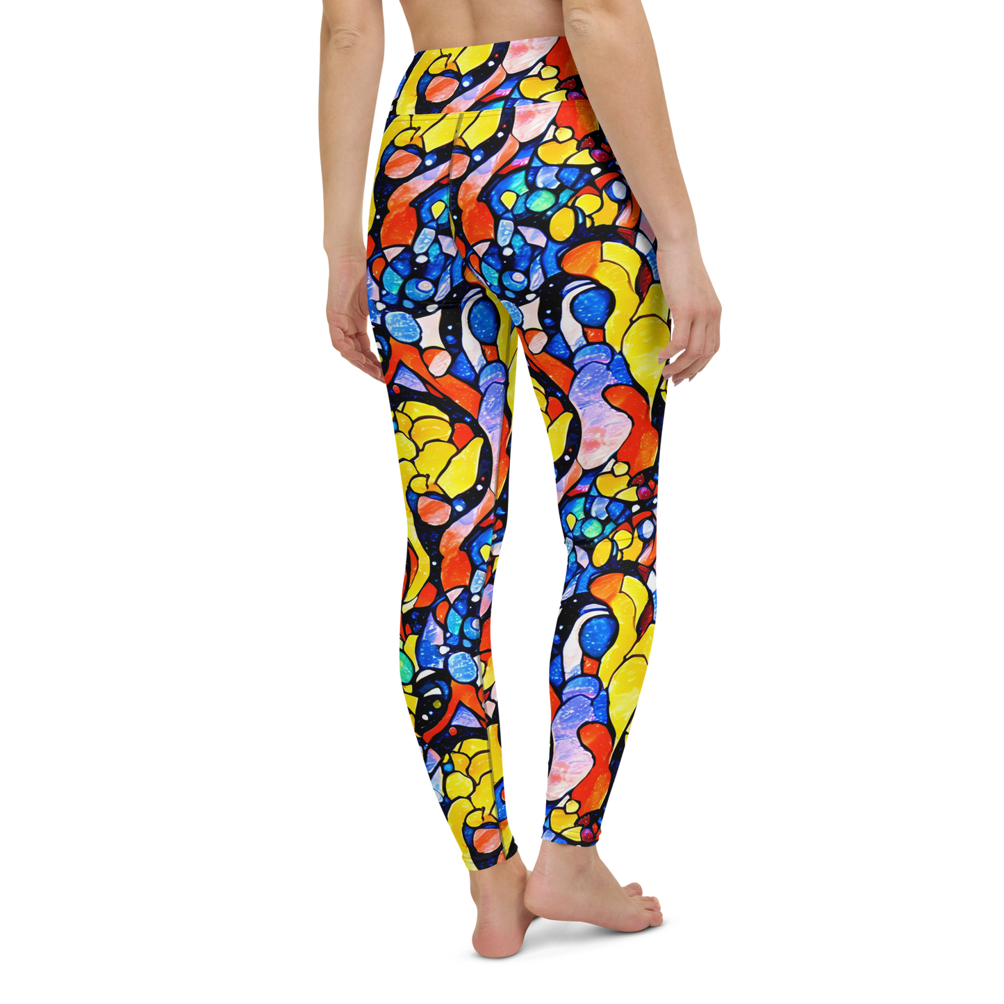 Yoga Leggings - Supernova Symphony