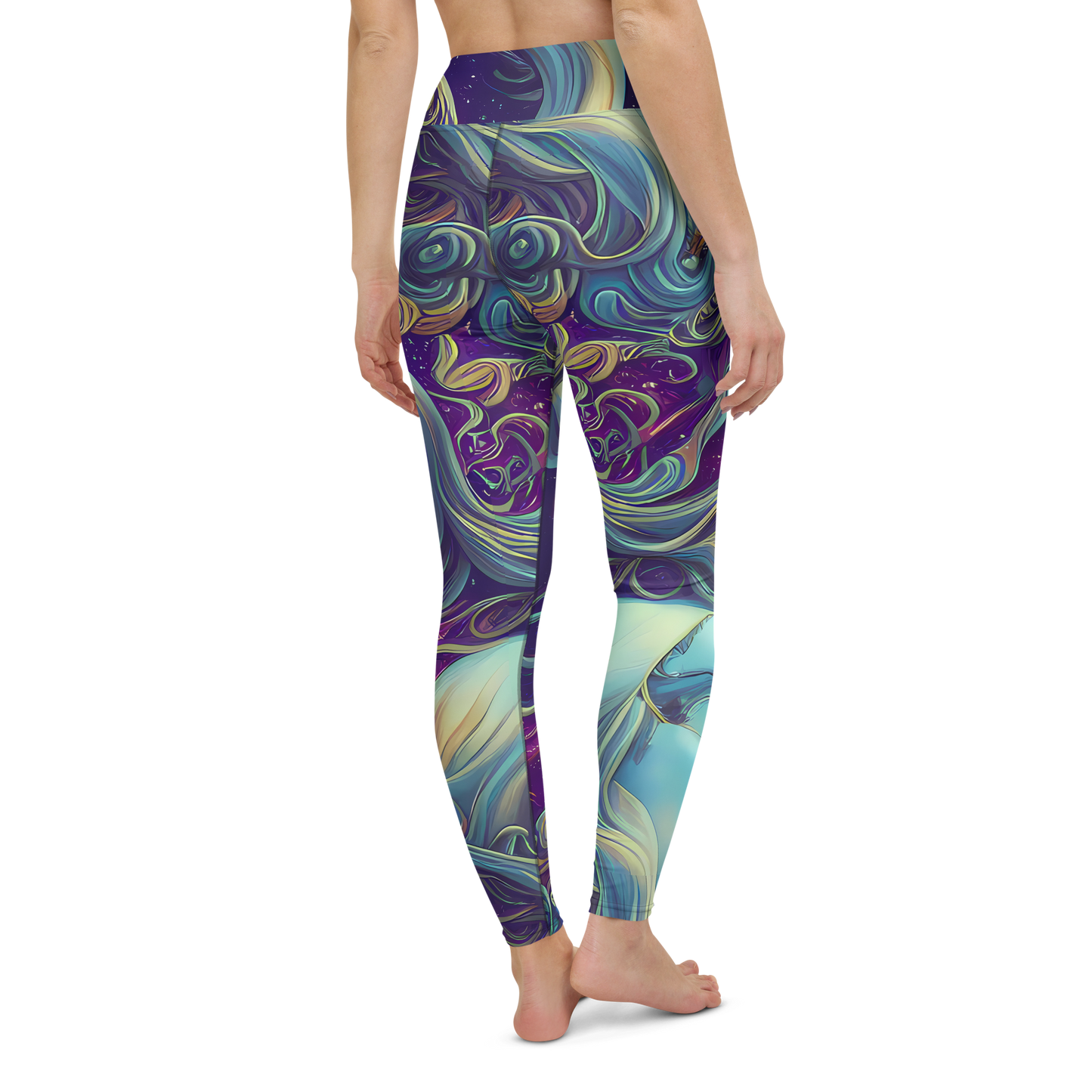 Yoga Leggings - Stellar Waves