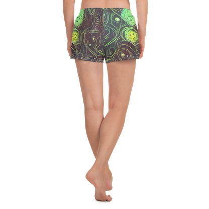 Women’s Athletic Shorts - Starfield Scrolls