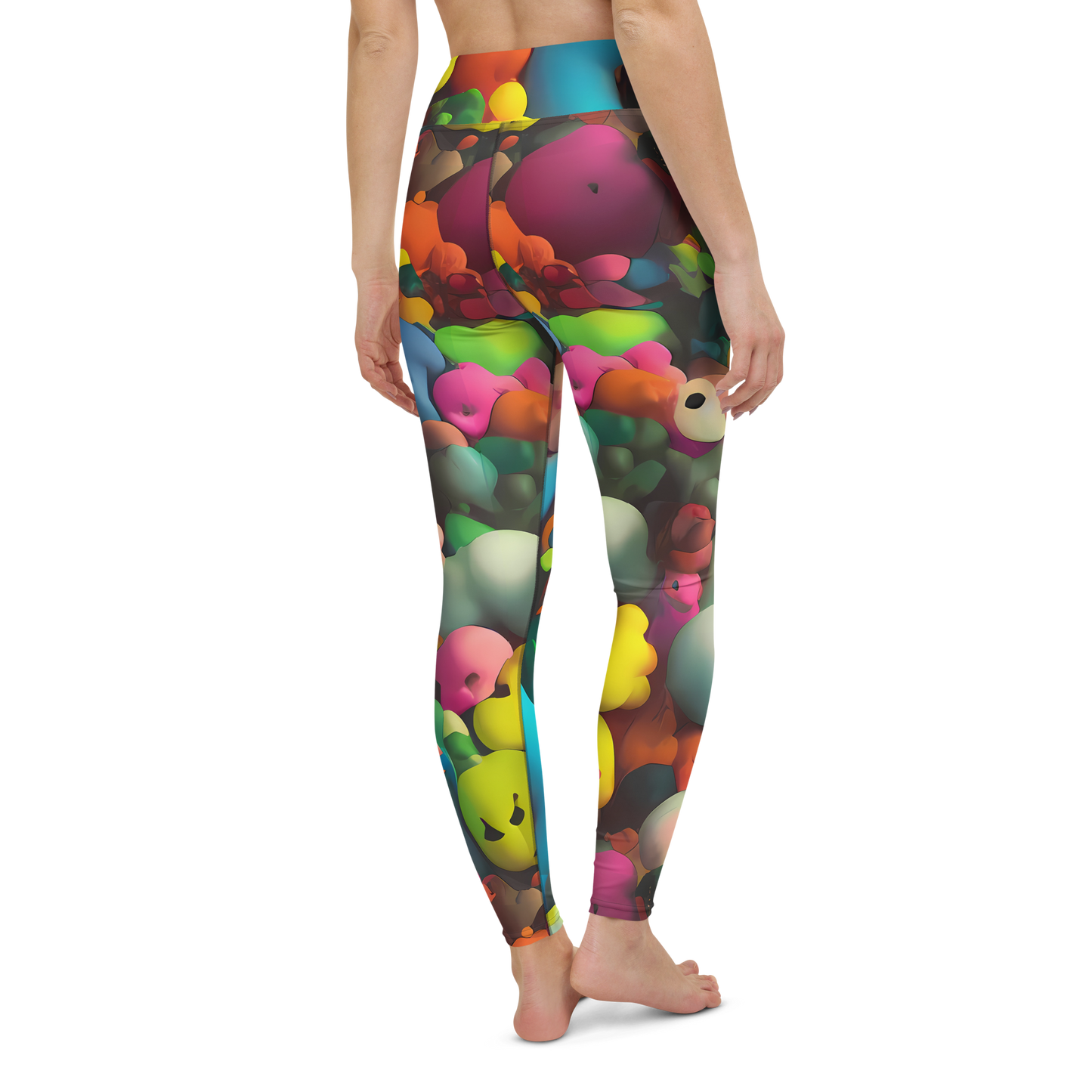 Yoga Leggings - Bubble Pop Art