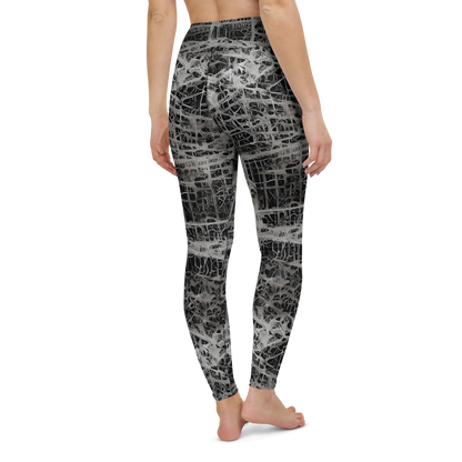 Yoga Leggings - Monochrome Mesh