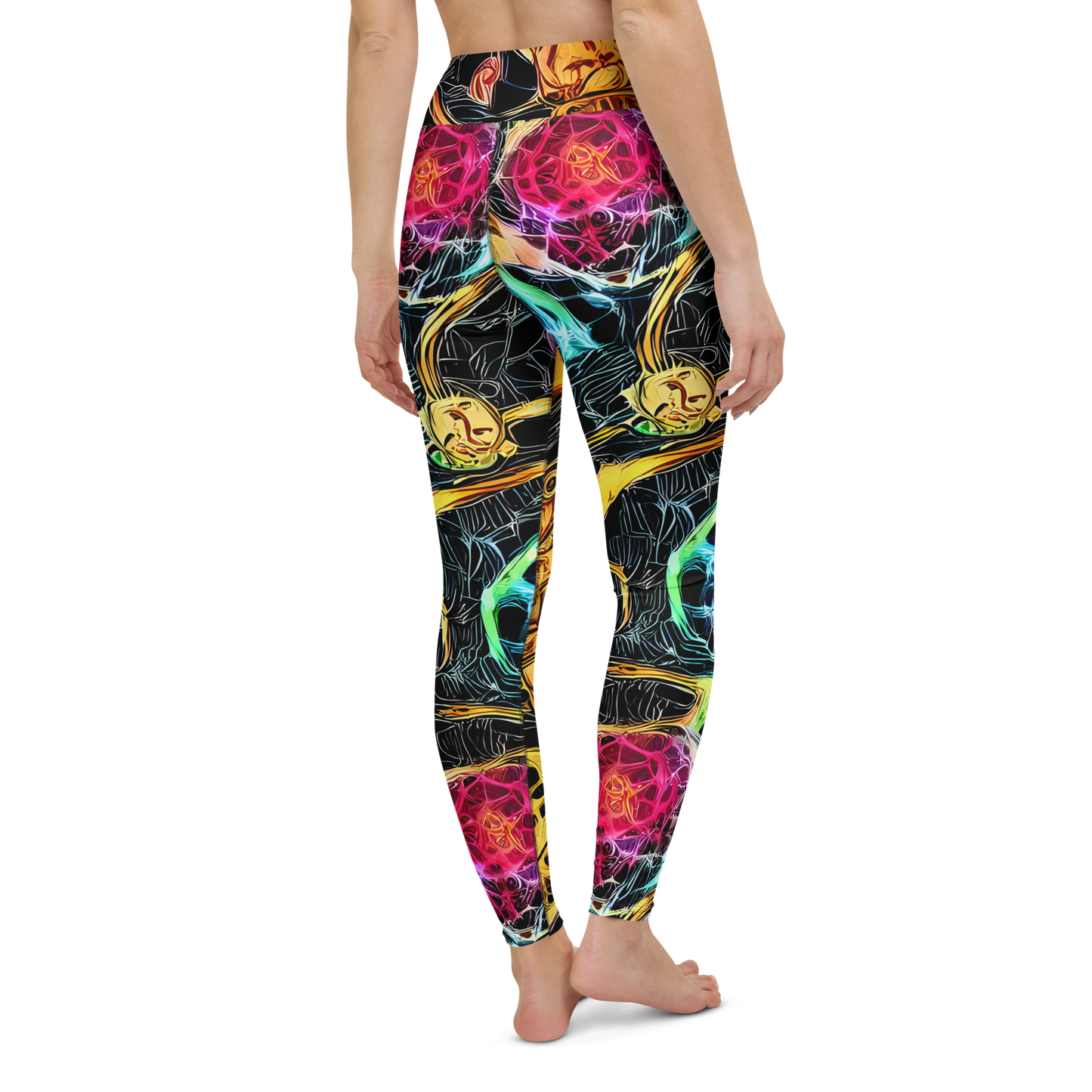 Yoga Leggings - Psychedelic Pulsar