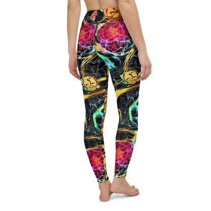 Yoga Leggings - Psychedelic Pulsar