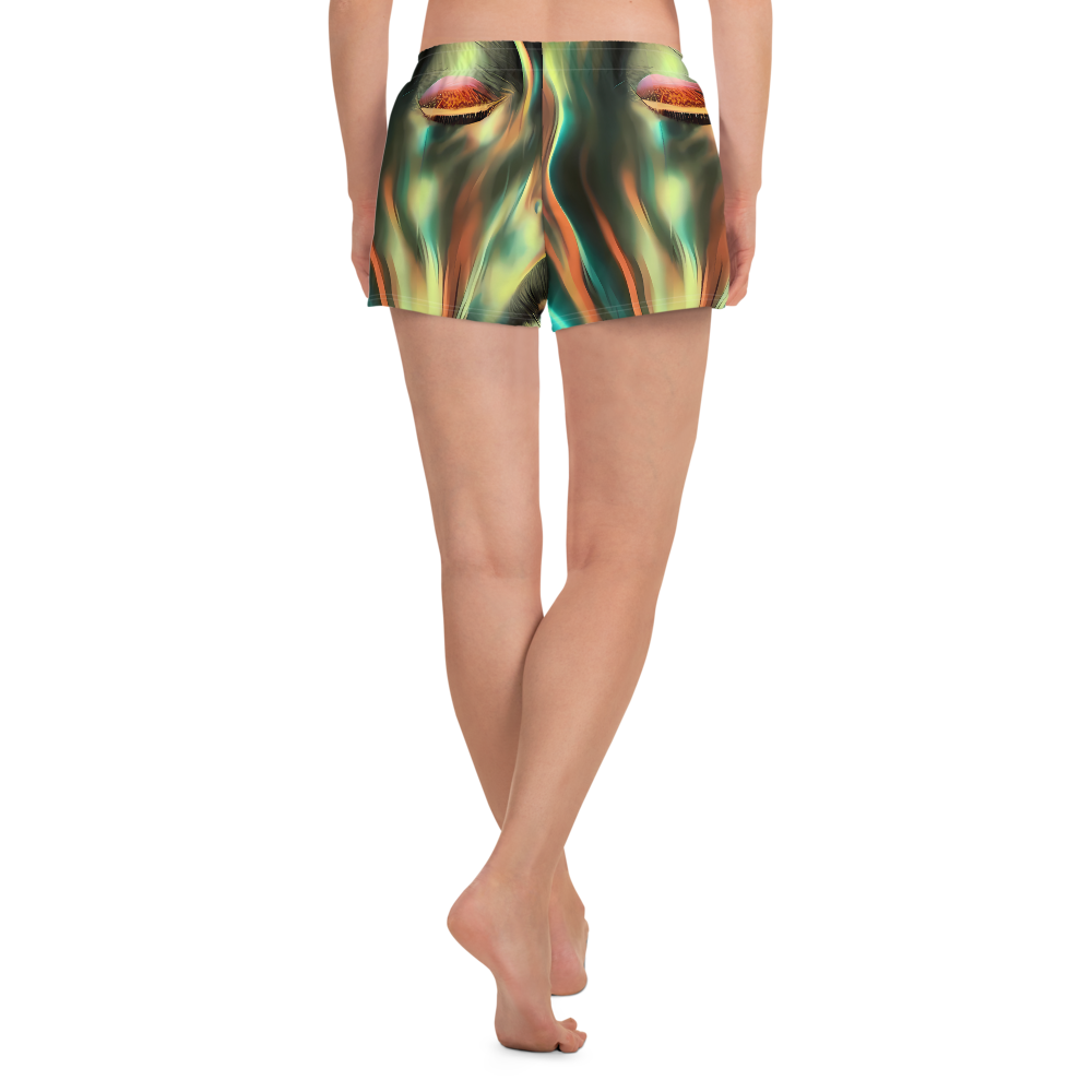 Women’s Athletic Shorts - Newtonian Visage