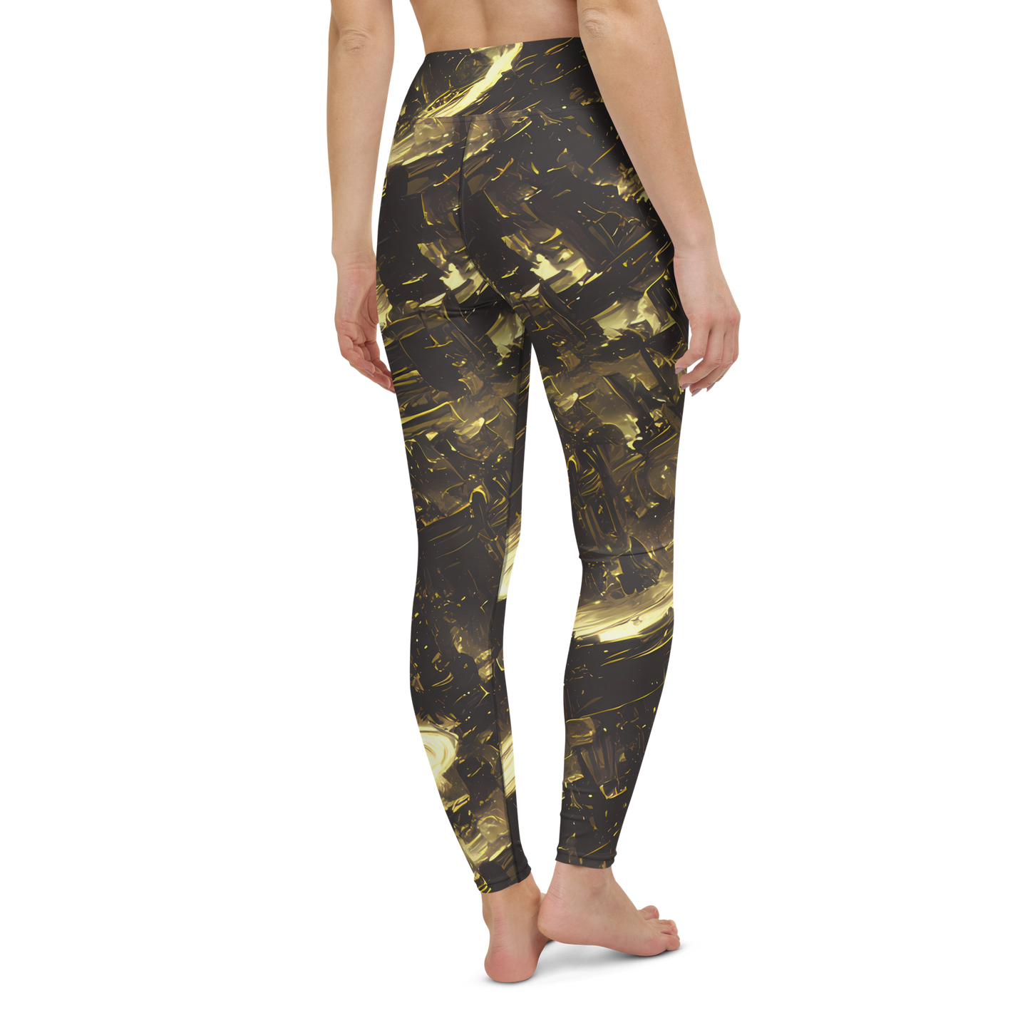 Yoga Leggings - Oceanic Echo