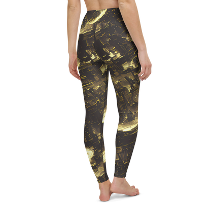 Yoga Leggings - Oceanic Echo