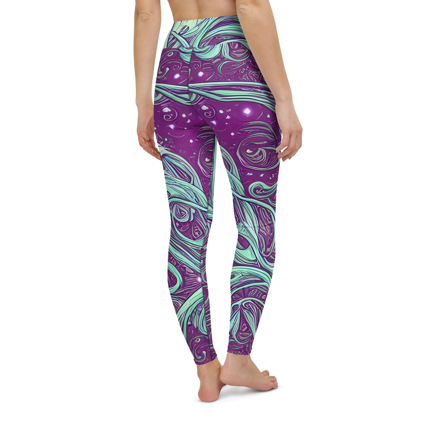 Yoga Leggings - Temple Swirls