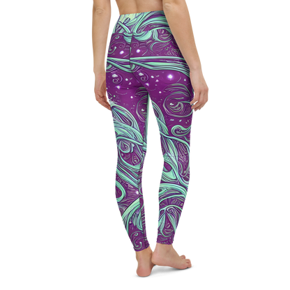 Yoga Leggings - Temple Swirls