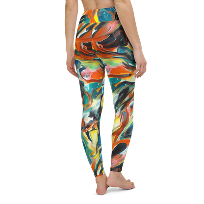 Yoga Leggings - Chromatic Vortex