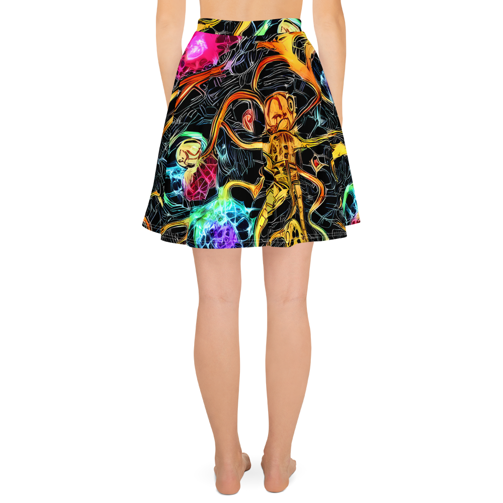 Skater Skirt - Psychedelic Pulsar