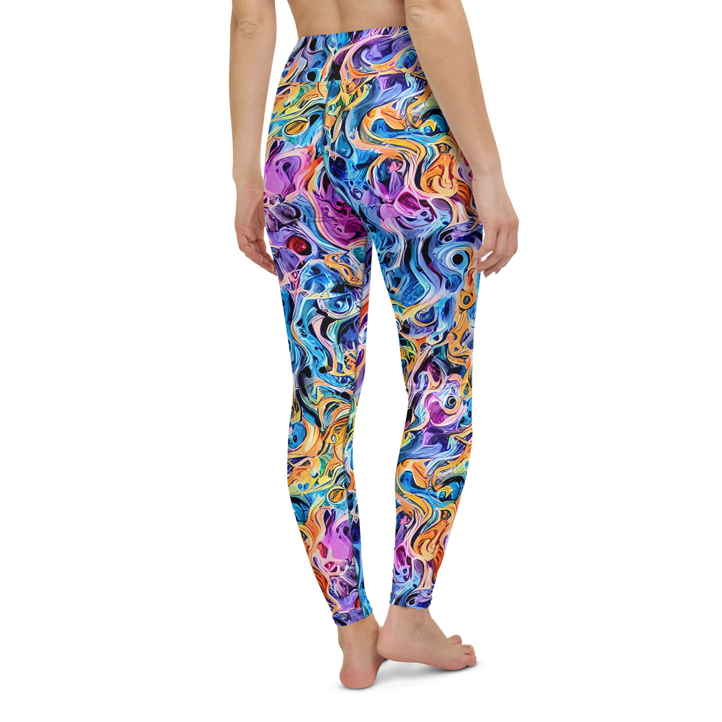 Yoga Leggings - Rococo Vortex