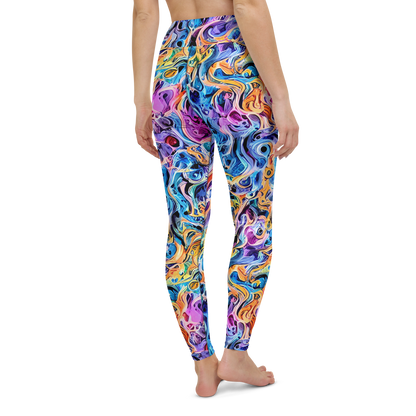 Yoga Leggings - Rococo Vortex