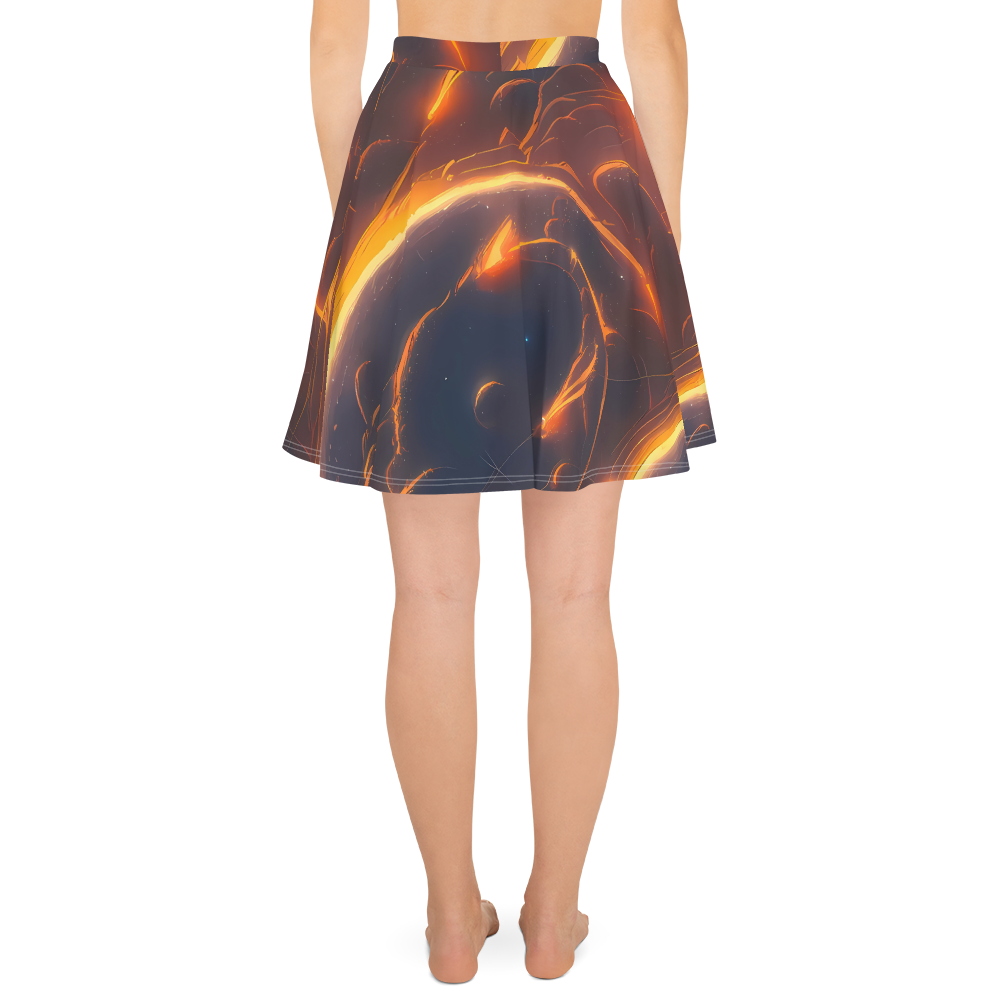 Skater Skirt - Inferno Spirals