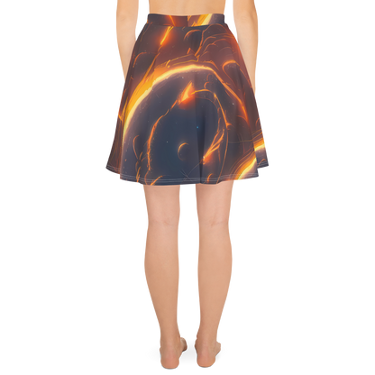 Skater Skirt - Inferno Spirals