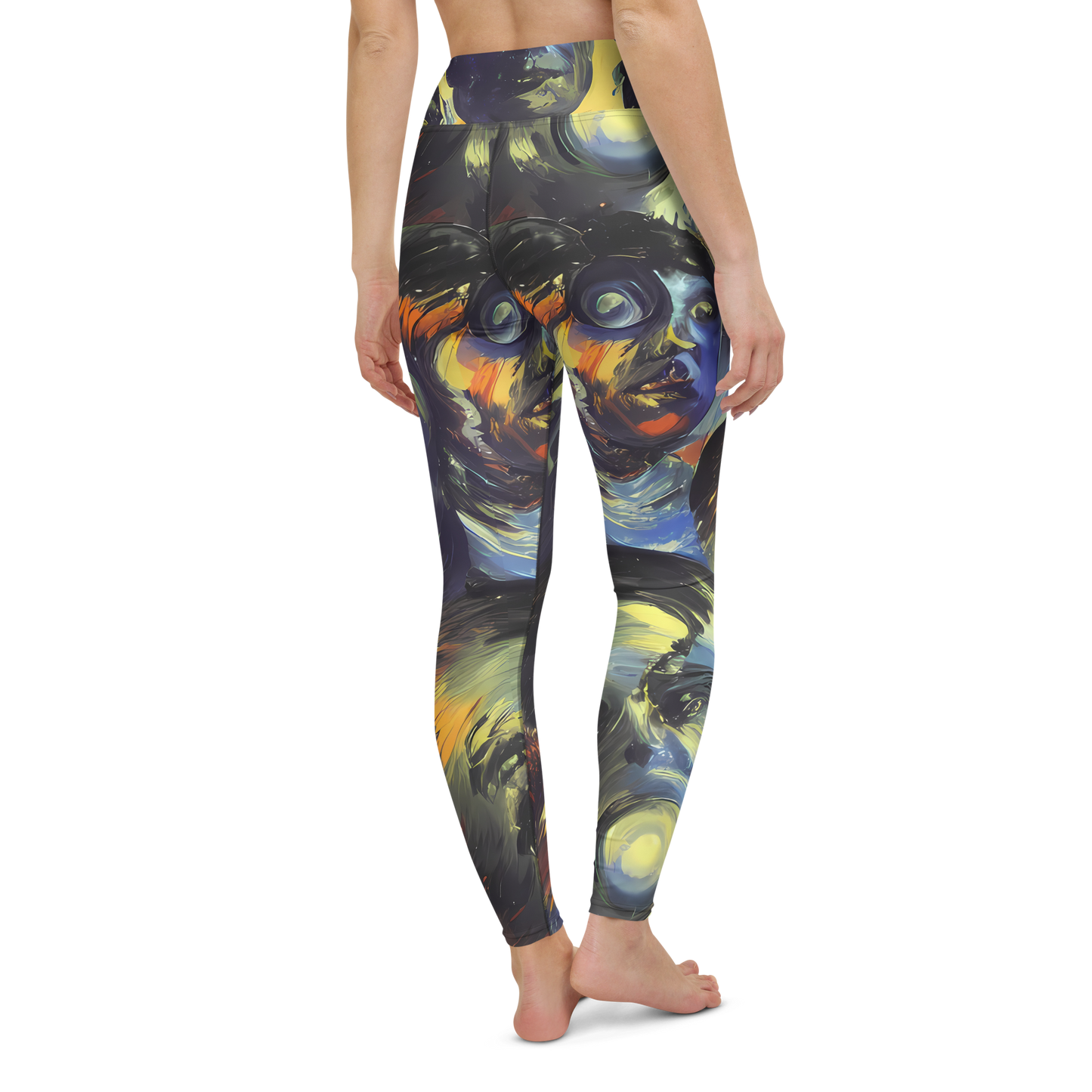 Yoga Leggings - Cosmic Visages