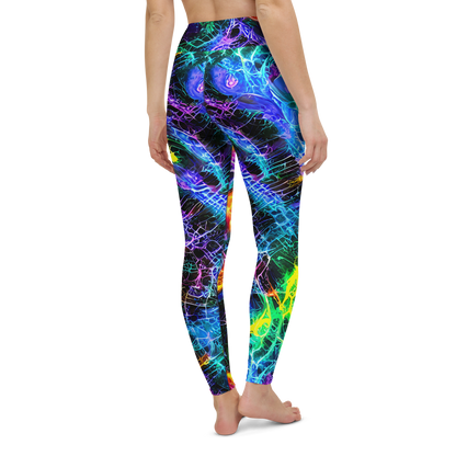 Yoga Leggings - Vivid Veil