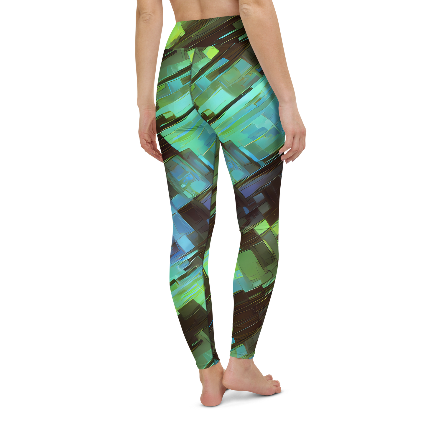 Yoga Leggings - Cyber Shard