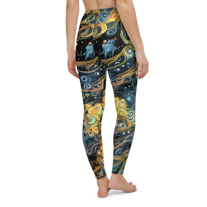 Yoga Leggings - Wild Cosmos